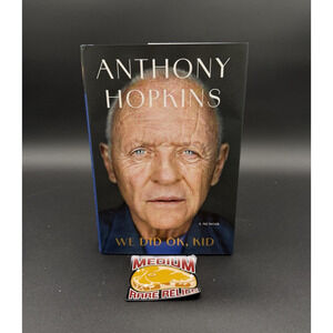 We Did OK Kid Anthony Hopkins Hardcover Signed Autographed 1st Ed Book IN HAND
